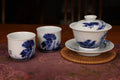 Blue Blossoms in Porcelain — A Symphony of Elegance and Serenity
