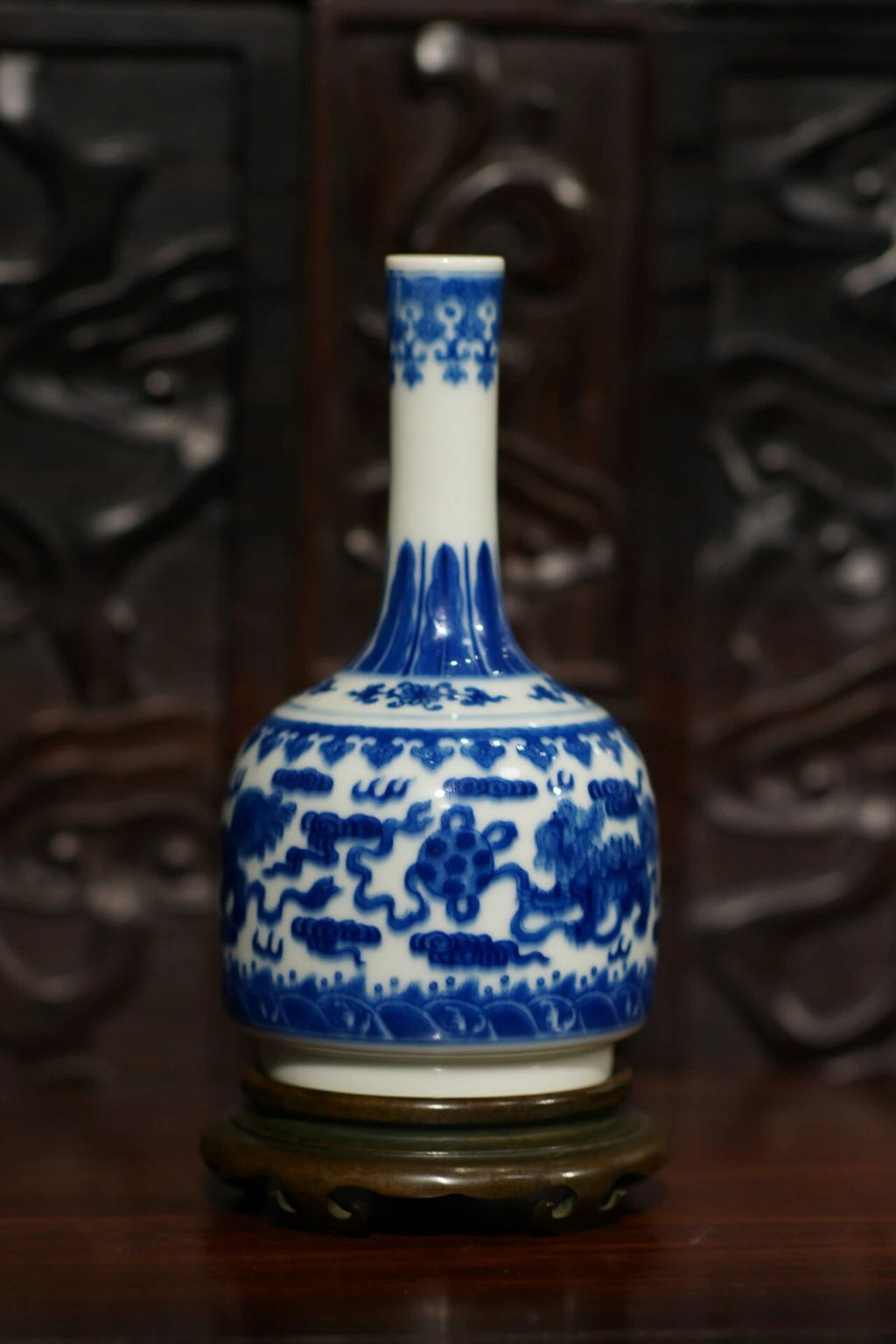 Azure Dragon Vase — A Symbol of Power, Prosperity, and Imperial Elegance