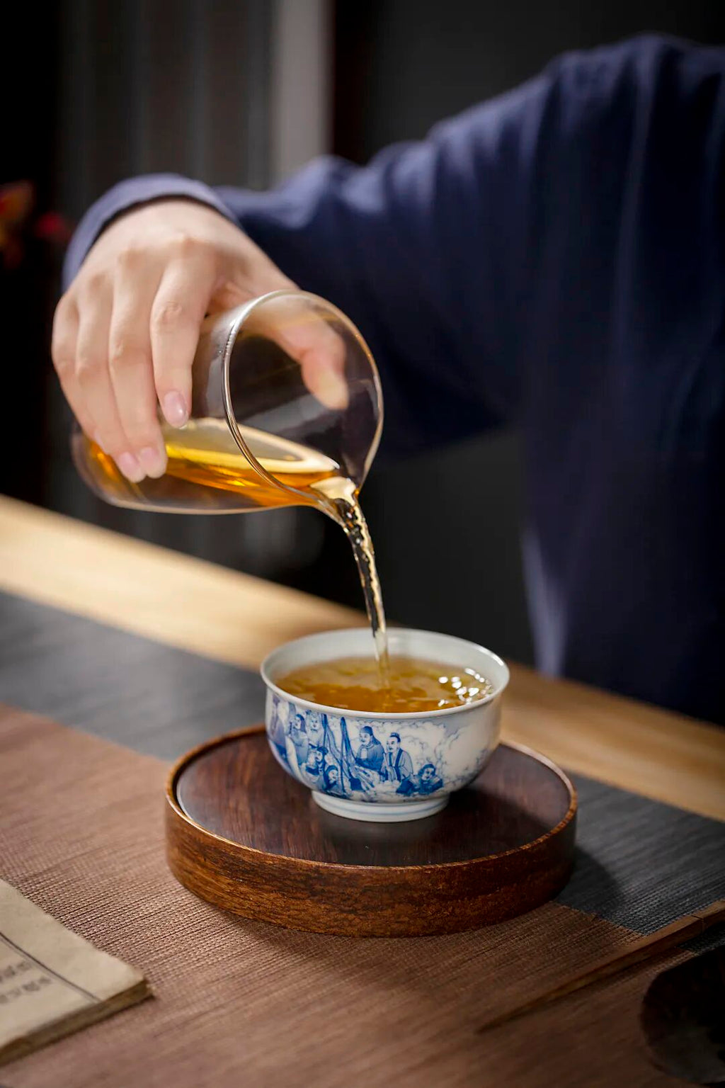 Imperial Landscape Tea Set — A Journey Through Misty Mountains and Timeless Serenity