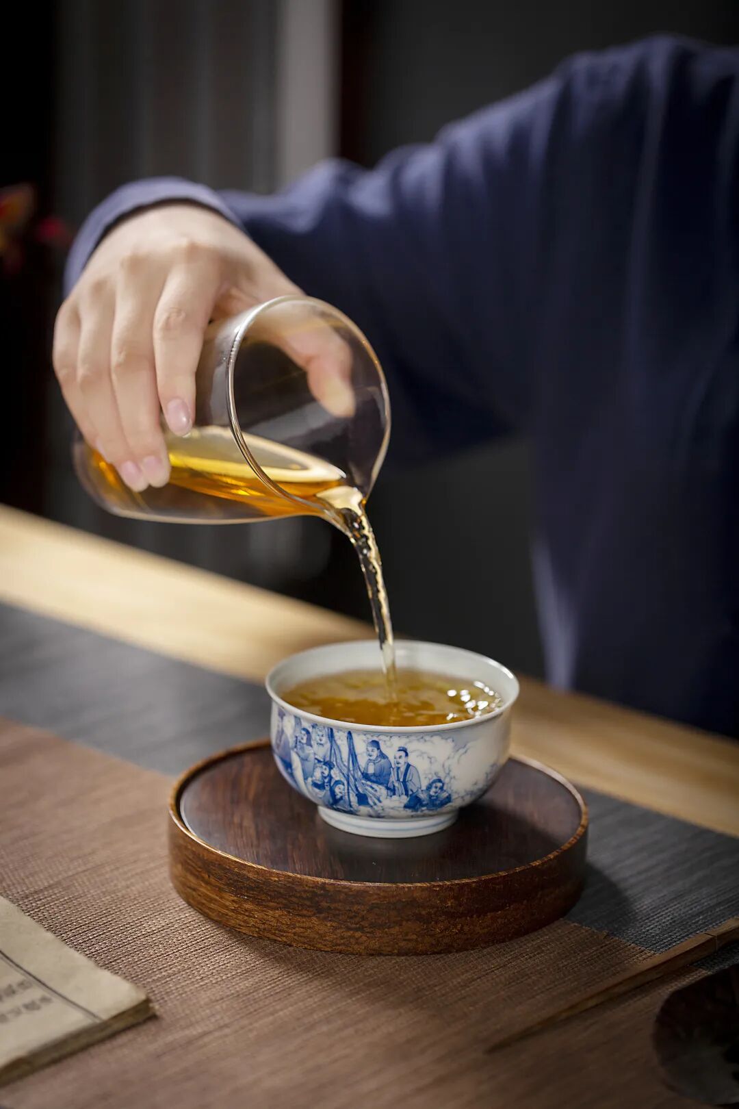 Imperial Landscape Tea Set — A Journey Through Misty Mountains and Timeless Serenity