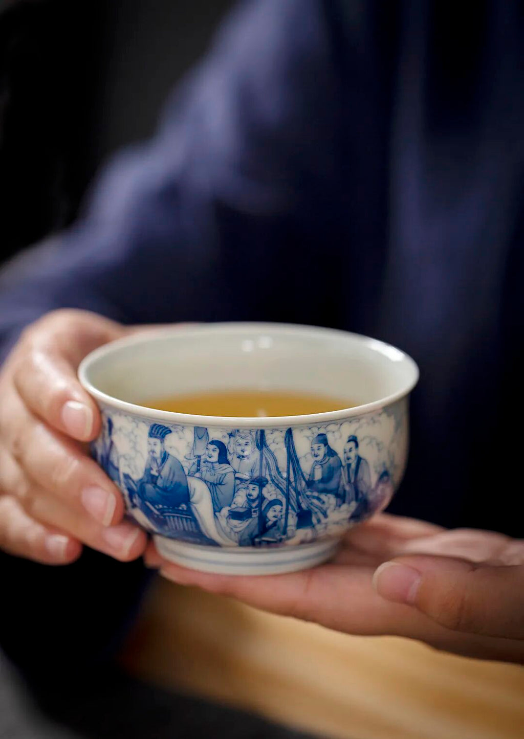 Imperial Landscape Tea Set — A Journey Through Misty Mountains and Timeless Serenity