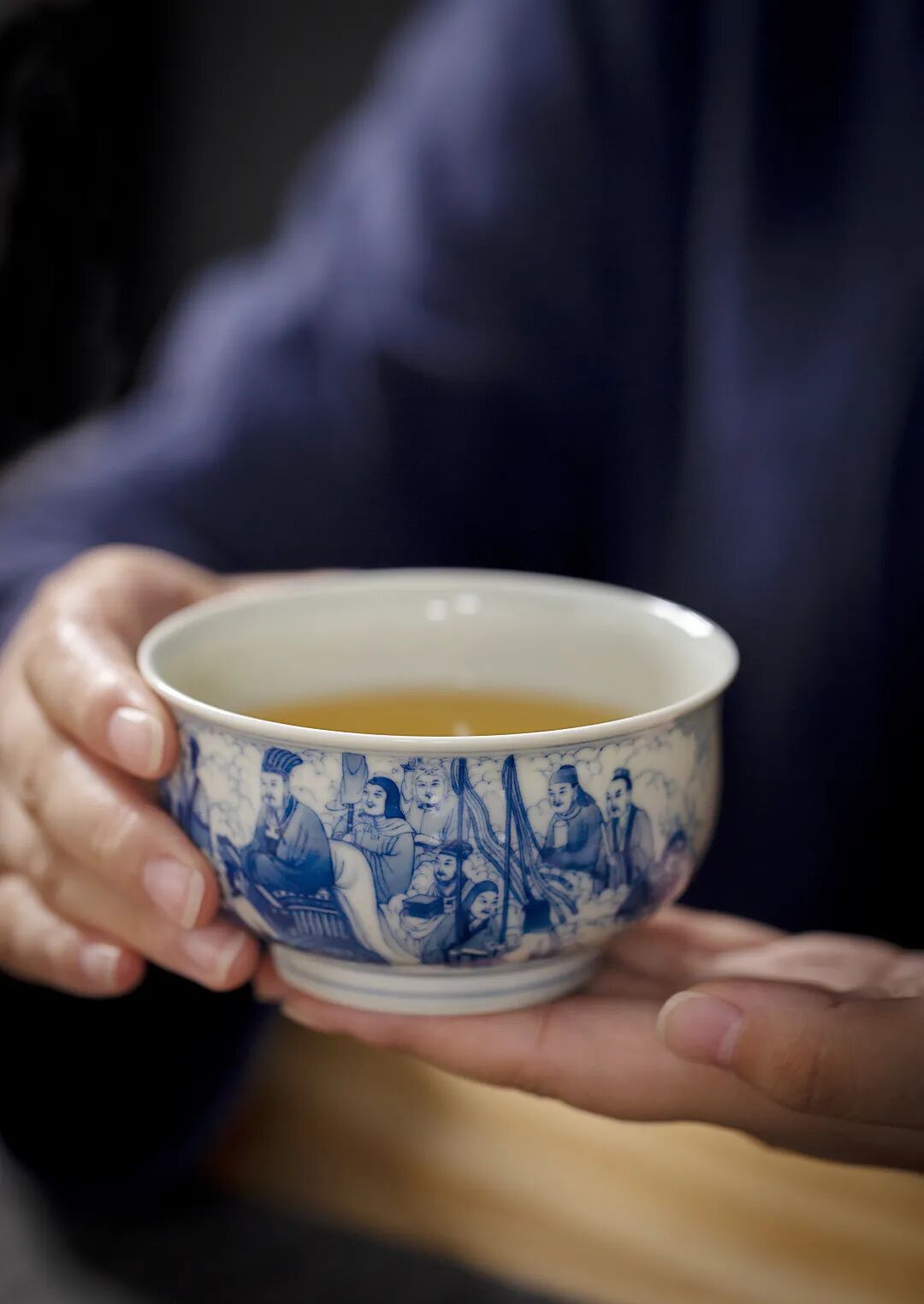 Imperial Landscape Tea Set — A Journey Through Misty Mountains and Timeless Serenity