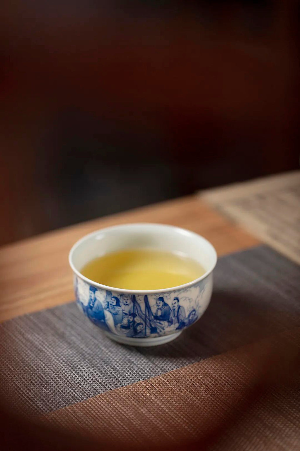 Imperial Landscape Tea Set — A Journey Through Misty Mountains and Timeless Serenity